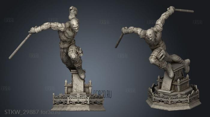 Demolidor Daredevil Ref ress stl model for CNC