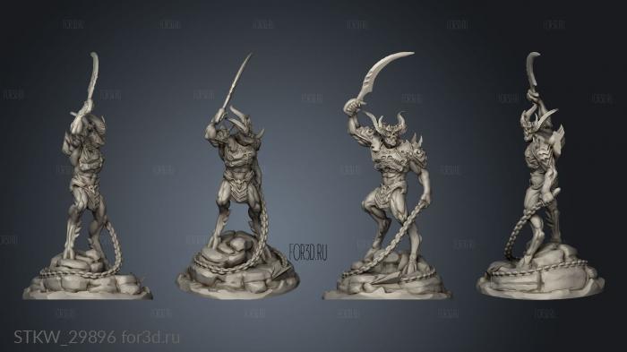 Demon Lord stl model for CNC