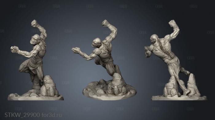 Demon Spawn stl model for CNC
