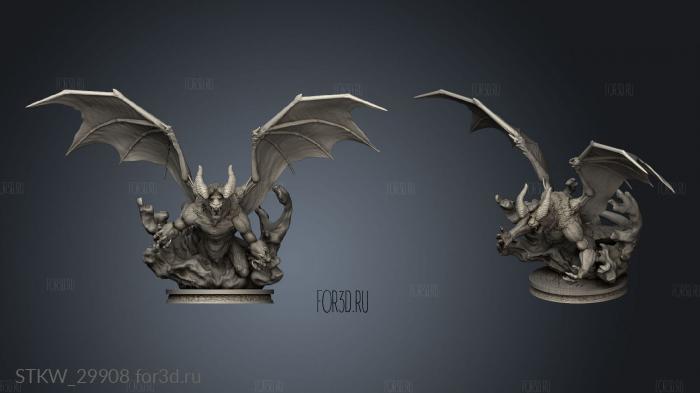 Demonic Feast Bahamut Flying Cloud stl model for CNC