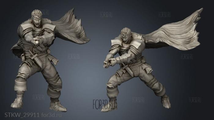 Demonic Feast Primal Beast Mini Dark Swordsman Thrust 3d stl модель для ЧПУ