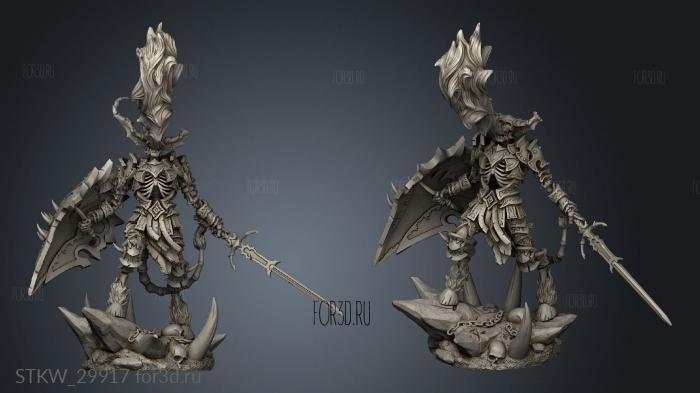 Demon Skulls stl model for CNC