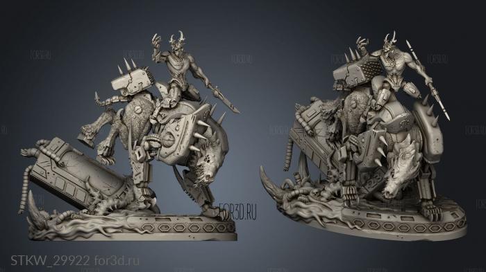 Demonstar The Reckoning ari Druraka Rider stl model for CNC