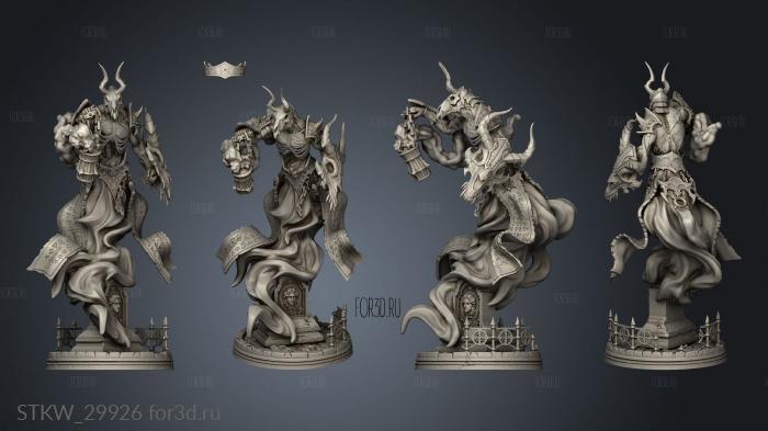 Demon Wraiths stl model for CNC