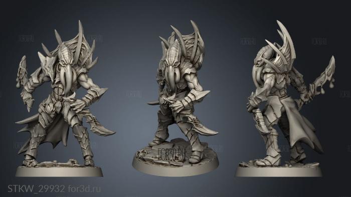 Depth Ones Reavers stl model for CNC