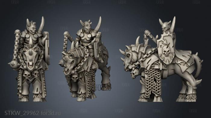 Despoilers corrupted lord on mount stl model for CNC