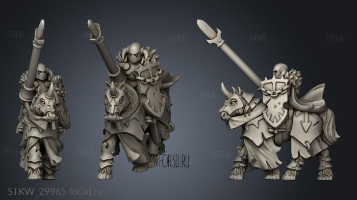 heavy cavalry knight stl model for CNC