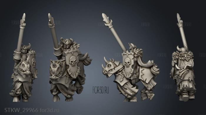 heavy cavalry knight 3d stl модель для ЧПУ