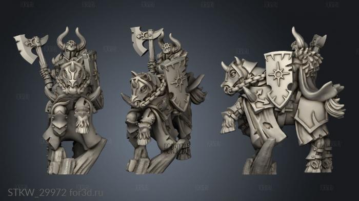 heavy cavalry knight champion stl model for CNC