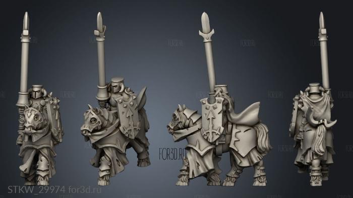 heavy cavalry knight 3d stl модель для ЧПУ