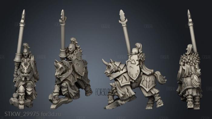 heavy cavalry knight stl model for CNC