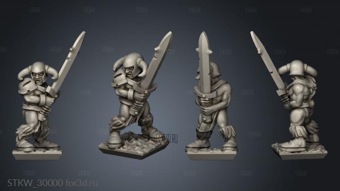 light infantry stl model for CNC