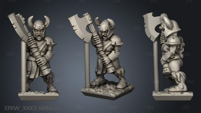 light infantry stl model for CNC