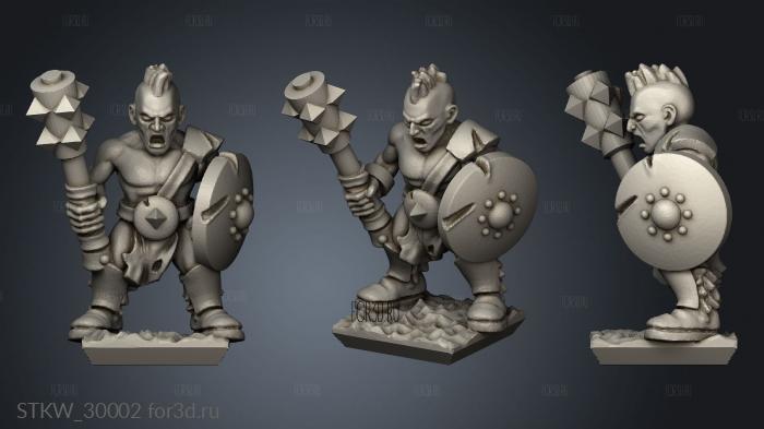 light infantry stl model for CNC