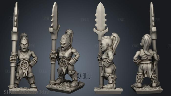 light infantry stl model for CNC