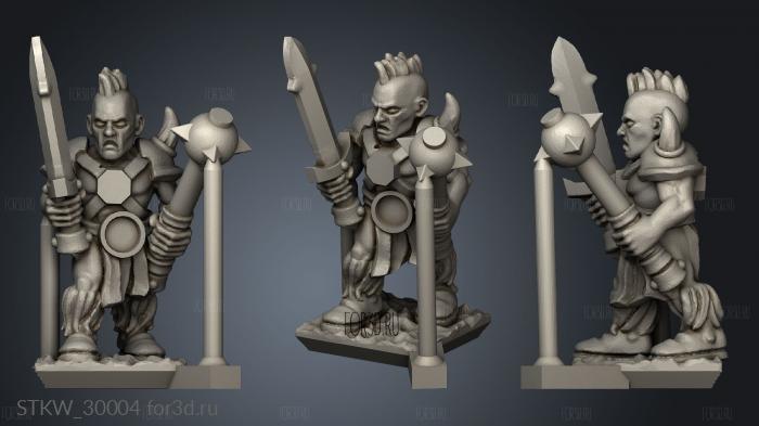 light infantry stl model for CNC