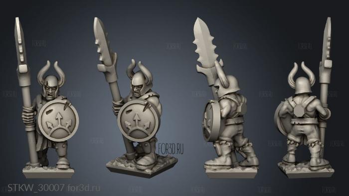 light infantry stl model for CNC