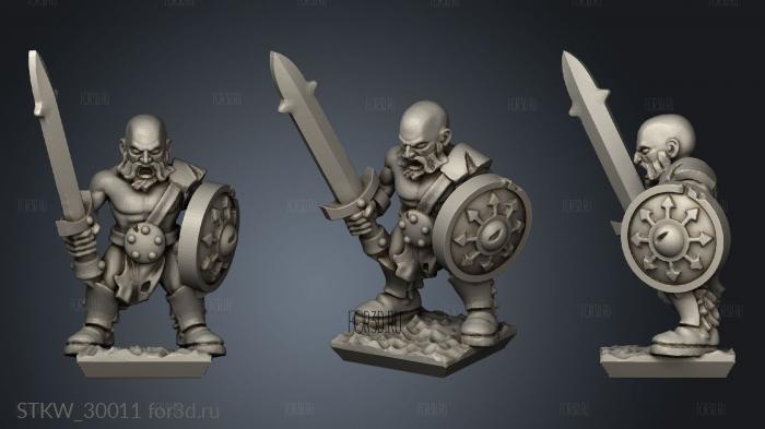 light infantry stl model for CNC