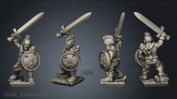 light infantry stl model for CNC