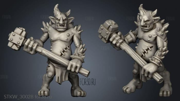 trolls troll stl model for CNC