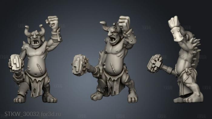 trolls troll stl model for CNC