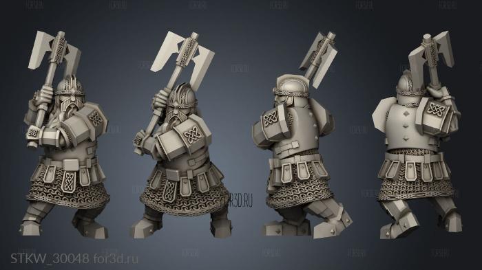 Kalak Guard Dwarves 3d stl модель для ЧПУ