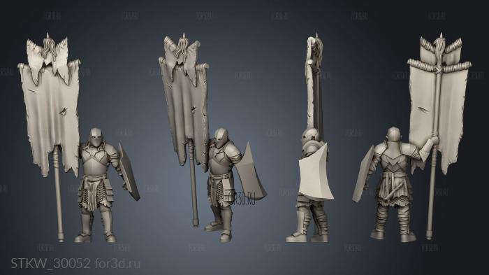 Orcs Banners Banners stl model for CNC