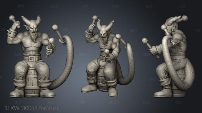 devil stl model for CNC