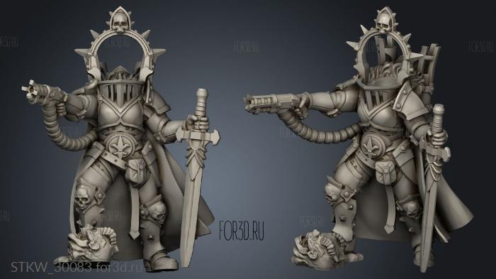 Demon Hunter stl model for CNC