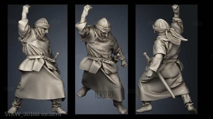 Disaster at Ucles Andalusian Swordsman stl model for CNC