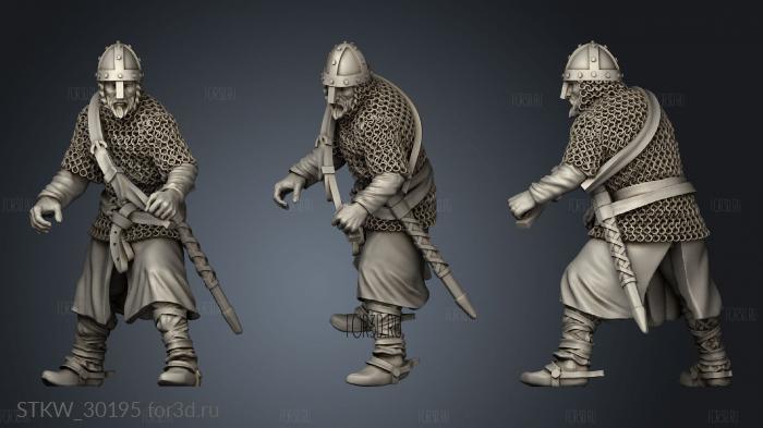 Dismounted Knights Barcelona Banner stl model for CNC