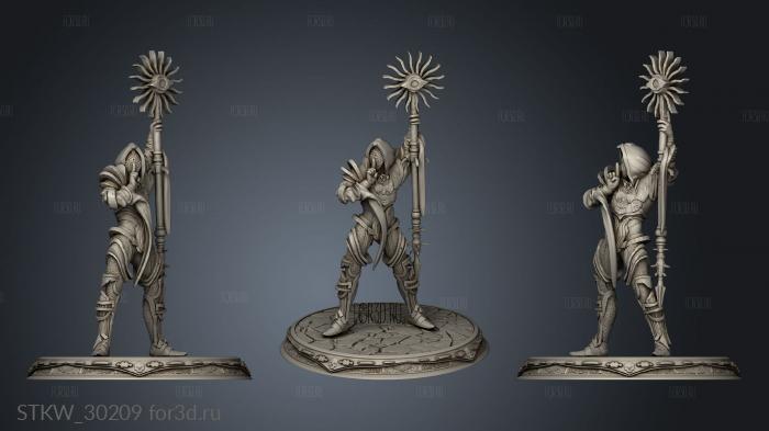 Divine Awakening Seroca stl model for CNC