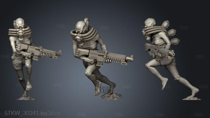 dork factory cult the dread gateway rifle stl model for CNC