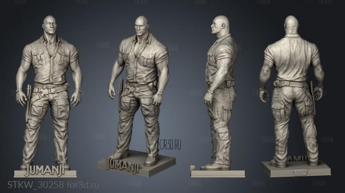 dr smolder bravestone dwayne johnson stl model for CNC