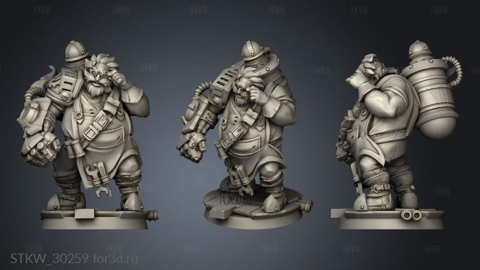 Dr TNT the Chunky Artificer stl model for CNC