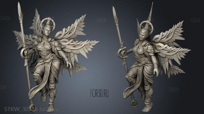 Axumite Federation Seraph stl model for CNC