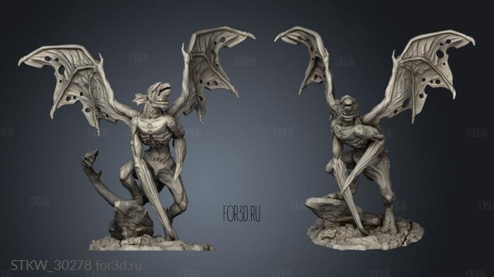 Flying Reaper monsters reapers mon stl model for CNC