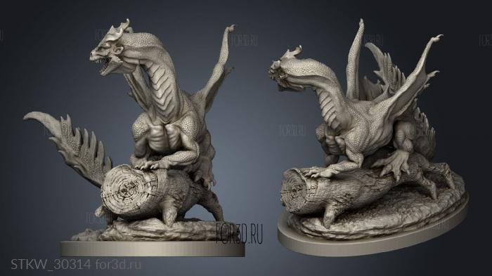 dragon stl model for CNC