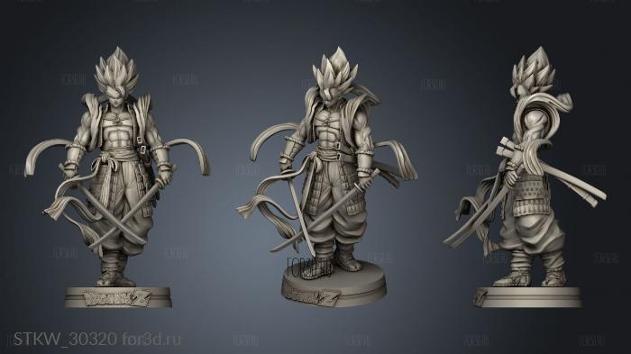 Dragon Ball Gogeta Shogun Back Protect stl model for CNC