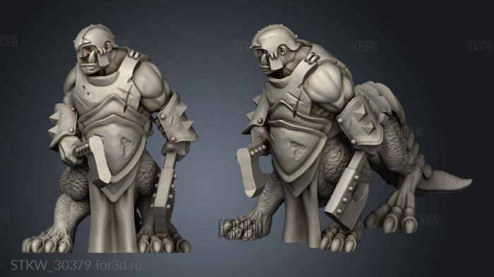 Dragon Ogres stl model for CNC