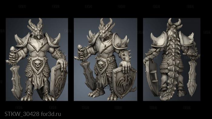 Dragonborn stl model for CNC