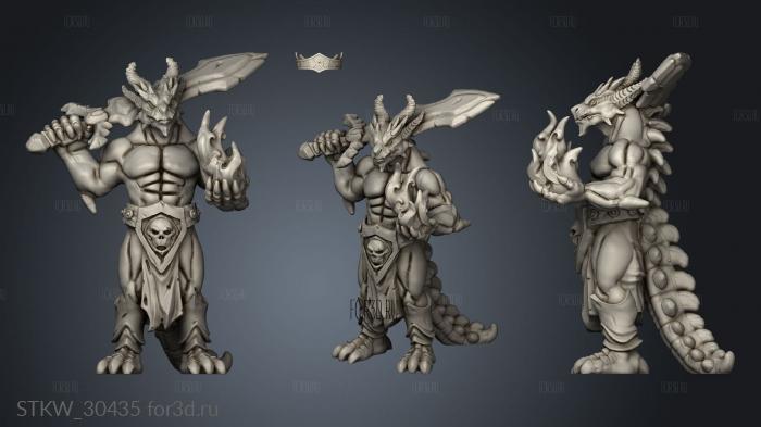 Dragonborn stl model for CNC