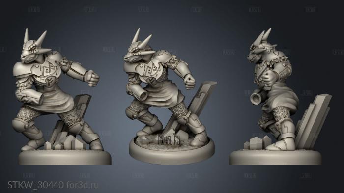 Dragonborn Elites Fem Ice DB Champion stl model for CNC