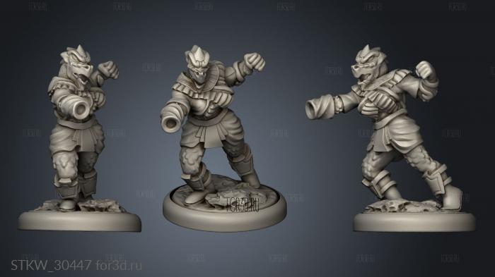 Dragonborn Troopers Fem Magmacrown stl model for CNC