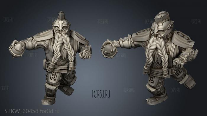 Dragon Dwarven Lines stl model for CNC