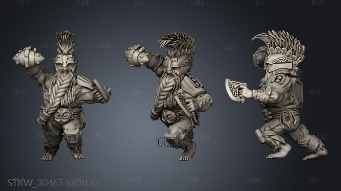 Dragon Dwarven Seekers Seeker stl model for CNC