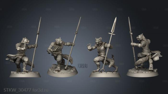 Pe Katmandu Soul Weaver Monk Catman 3d stl модель для ЧПУ