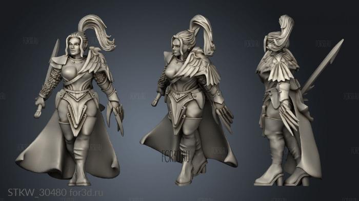 Telarienne Velaris Steel Watch Elf Paladin female Claw Fighter 3d stl модель для ЧПУ