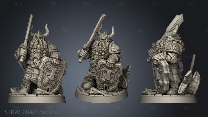 Thurgi Hoffelsson Stonebreaker Dwarf Fighter DFPAG STD Warrior male 3d stl модель для ЧПУ