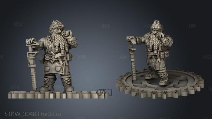 Ballista Dwarven Holds Balista stl model for CNC